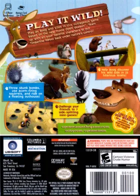 Open Season box cover back